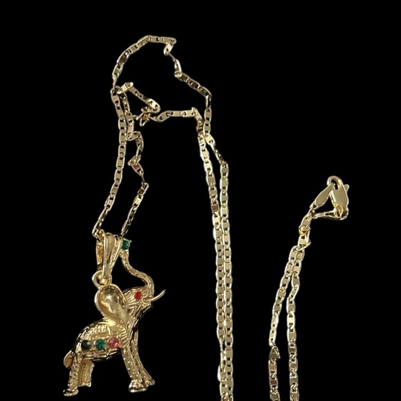 NWOT Rhinestone Elephant - Picture 1 of 7